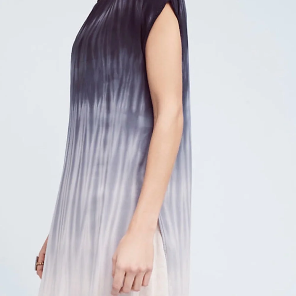 NEW Anthropologie Cloth & Stone Dip Dye Tunic Dress - Picture 5 of 12